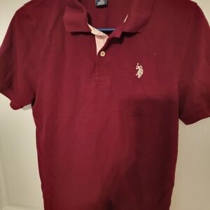 U.S. Polo Assn. Burgundy Polo Shirt